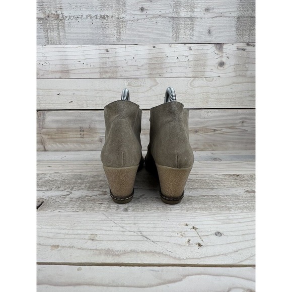 J.Crew MacAlister Shoes Womens 9 Tan Leather Wedge Ankle Boot 28671 - Picture 6 of 8